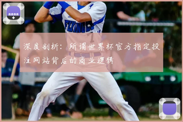 深度剖析：所谓世界杯官方指定投注网站背后的商业逻辑